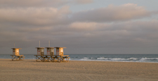 Newport Beach Lifegaurd Towers 1444