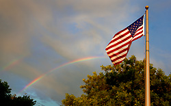 Rainbow & Flag 6045